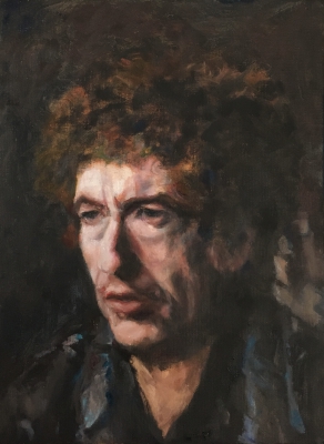 Portrait of Bob Dylan